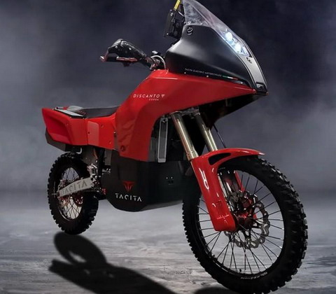 Električni Tacita Discanto motocikl spreman za Dakar reli