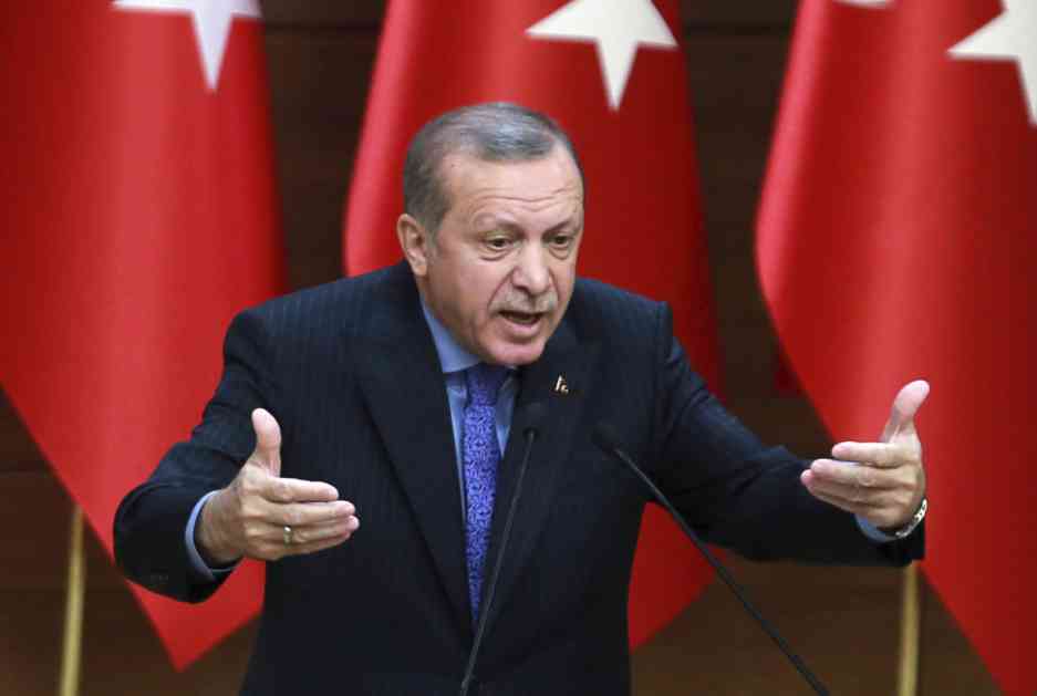 Erdogan: Ne mogu SAD da smatram civilizovanom državom