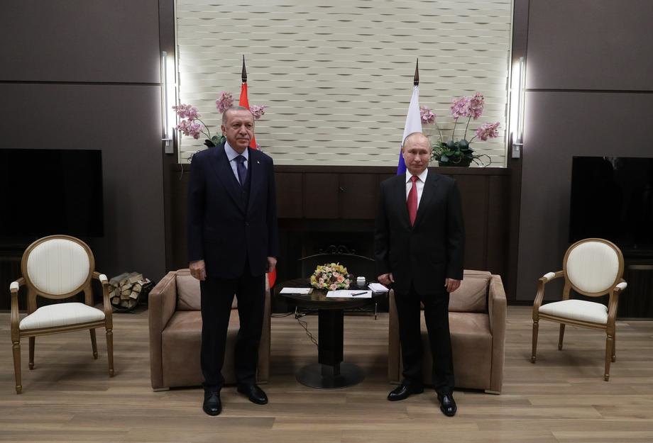 Erdogan i Putin razgovarali o odnosima dve zemlje i regionu