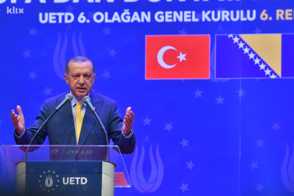 Erdogan iz Sarajeva poslao poruku Evropi: Danas ste za razliku od BiH pali na ispitu demokratije