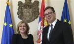 Evropska komesarka sa Vučićem: Najvažnije da situacije bude stabilna