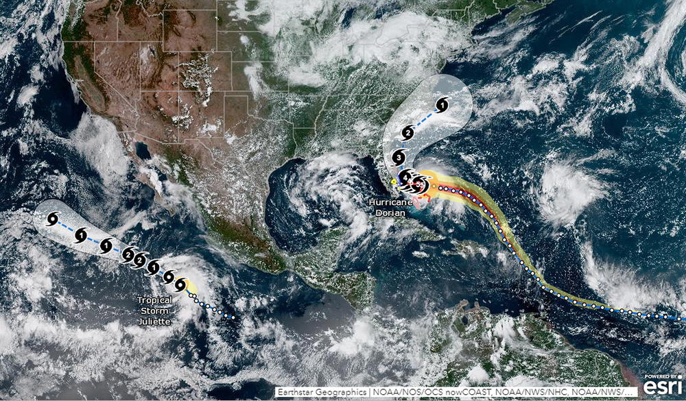FLORIDA JE OSETILA BES URAGANA DORIJAN: Moćna oluja se na obalu SAD obrušila vetrovima od skoro 300 kilometara na sat (VIDEO)