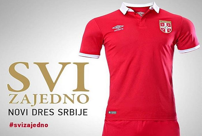 FOTO: Ovo je novi dres fudbalske reprezentacije Srbije
