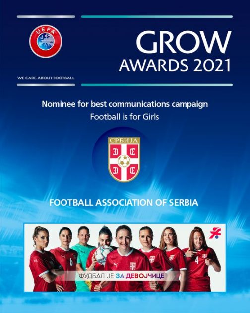 FSS: Priznanje UEFA za akciju Fudbal je za devojčice