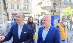 Fabrici i Radojičić posetili EU karavan povodom Dana Evrope (VIDEO)