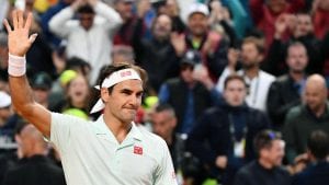 Federer se raduje Đokoviću