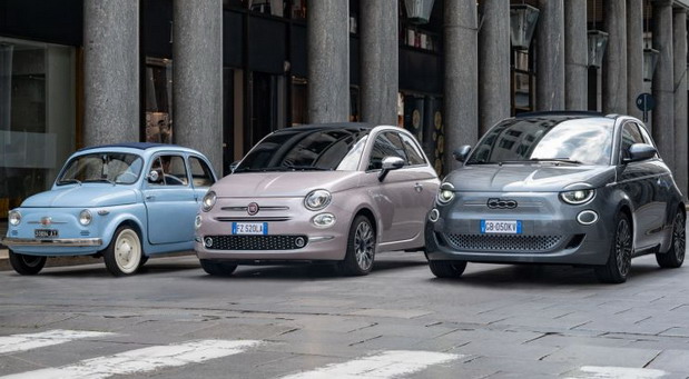 Fiat 500 na svoju 65. godišnjicu predvodi industriju električnih automobila u Italiji i Nemačkoj tokom prve polovine 2022. godine