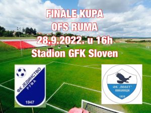 Finale kupa na stadionu GFK “Sloven” Ruma