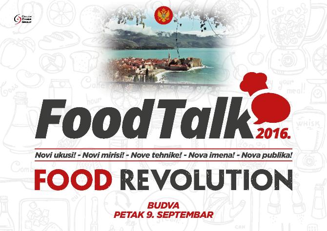 #FoodTalkBudva2016 – Food Revolution 9. septembra po prvi put u Crnoj Gori!