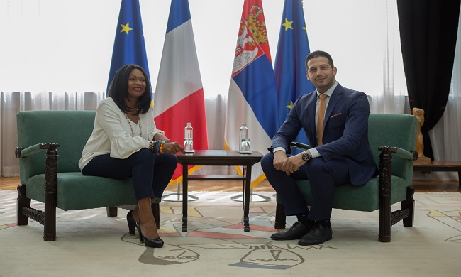 Francuska ministarka sporta posetila Srbiju