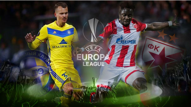Fudbal - Liga Evrope: Bate Borisov - Crvena zvezda