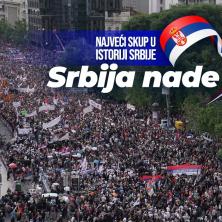(GALERIJA) POGLEDAJTE OVO - OVO JE SRBIJA! Najmasovniji skup Srbija nade šalje jasnu poruku: Srbija je ujedinjena i stoji uz predsednika Vučića