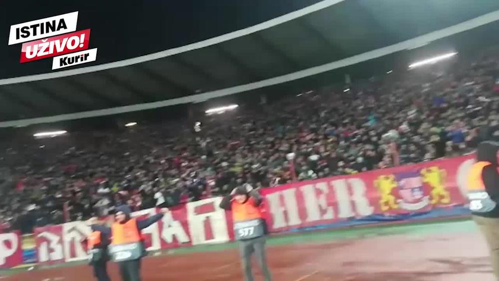 GOBELJIĆ BACIO DELIJE U TRANS: Marakana je eksplodirala! Pogledajte ludnicu posle Zvezdinog gola protiv PSŽ-a (KURIR TV)