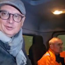 GORAN VESIĆ SA PUTARIMA: Ministar krenuo u obilazak puteva nakon što je napadao sneg, Moja je obaveza da večeras budem sa onima koji rade (VIDEO)