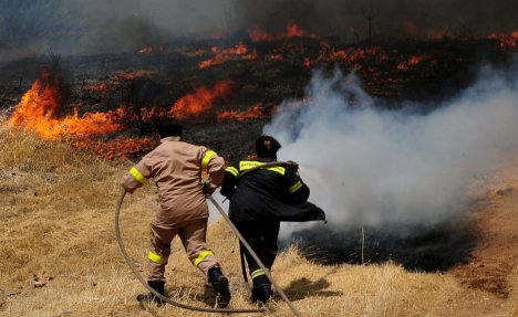 GORI KRF: Tri požara bukte u oblastima Barbati, Linija i Strongili