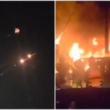 GORI NEBO IZNAD IZRAELA - Raketa pala na stambenu zgradu! Novi snimci otkrivaju koliko je silovit poslednji udar Irana (VIDEO)