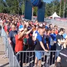 GRČKA INVAZIJA NA BEOGRAD: Hiljade navijača Olimpijakosa pred Arenom! Imaju veliku podršku Delija