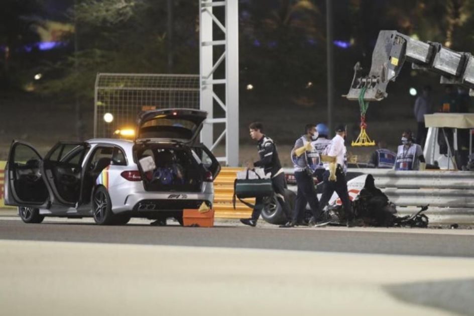 GROŽAN IMA OPEKOTINE PO RUKAMA I ZGLOBOVIMA: Evo kakvo je stanje povređenog vozača F1 posle nesreće VIDEO