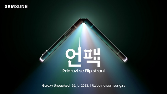 Galaxy Unpacked u julu 2023: Pridružite se Flip strani