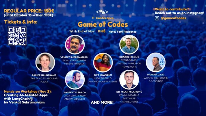 Game of Codes: Nova IT konferencija u Nišu koja spaja tech entuzijaste iz regiona