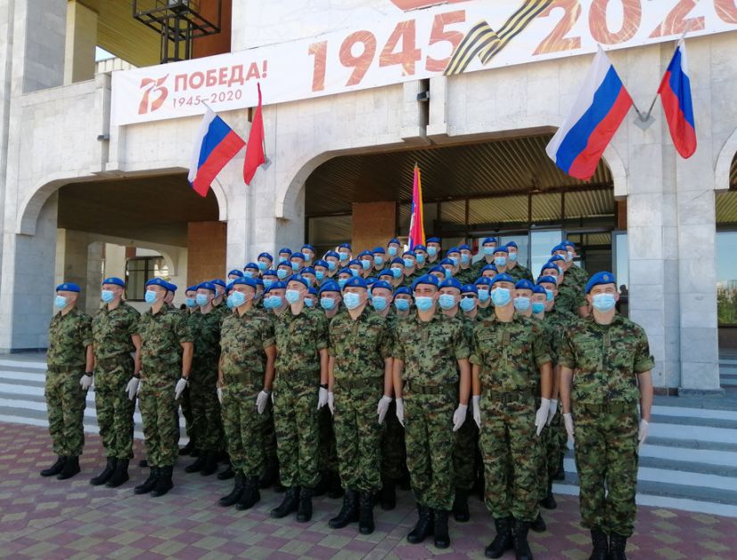 Gardisti Srbije u jeku priprema za Paradu pobede u Moskvi