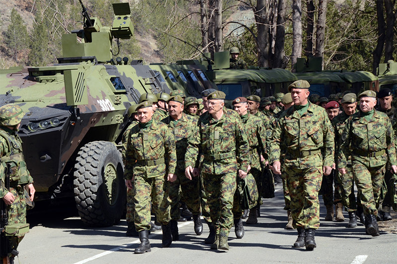 General Mojsilović obišao jedinice Vojske u Raški i Novom Pazaru