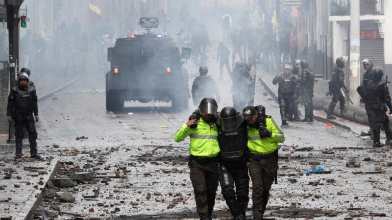 Glavni grad Ekvadora pod vojnom komandom, uveden policijski sat