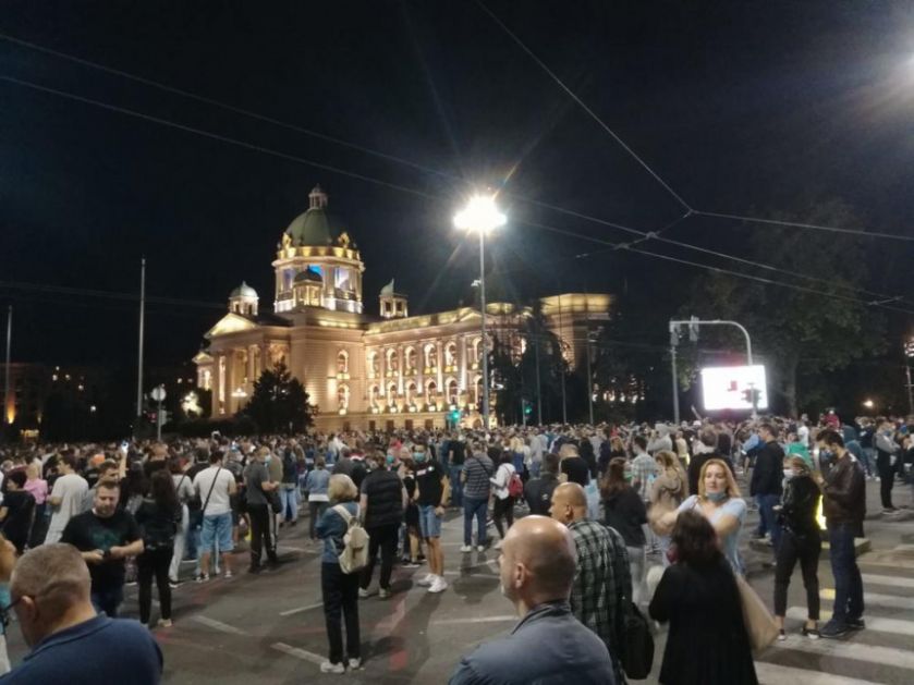Gledajte nastavak protesta u Beogradu (Video)