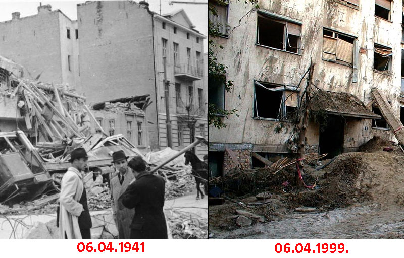 Godišnjica fašističkog bombardovanja Beograda i Srbije 1941. i 1999.