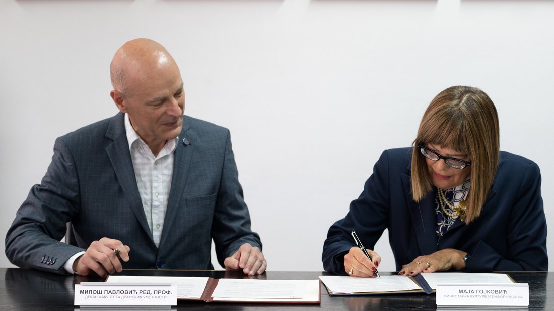 Gojković potpisala Protokol o saradnji sa FDU