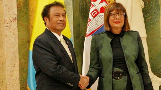 Gojkovićeva sa predsednikom Republike Palau o saradnji