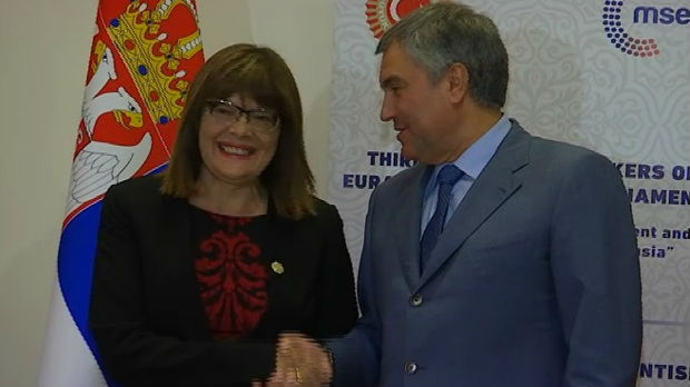 Gojkovićeva sa predsednikom Ruske dume