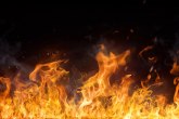 Ugašen požar kod Ćuprije - gorelo nisko rastinje, gust dim se video na nekoliko kilometara