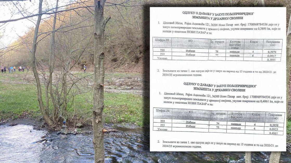 Grad za 20€ dao hektar zemlje: Mještani ostali bez vode – Pazarci bez izletišta