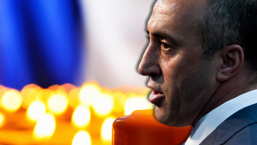 Građani Dečana zapalili zastavu Francuske zbog hapšenja Haradinaja