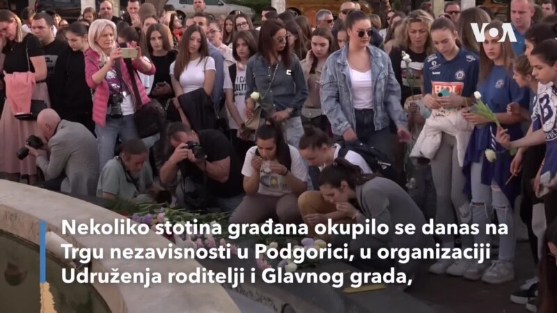 Građani Podgorice odaju poštu žrtvama masovnih ubistava u Srbiji
