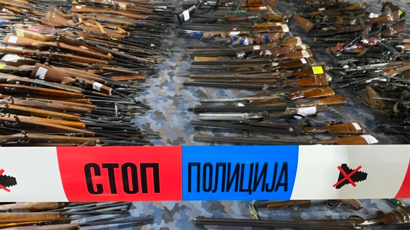 Građani Srbije predali 13.500 komada oružja