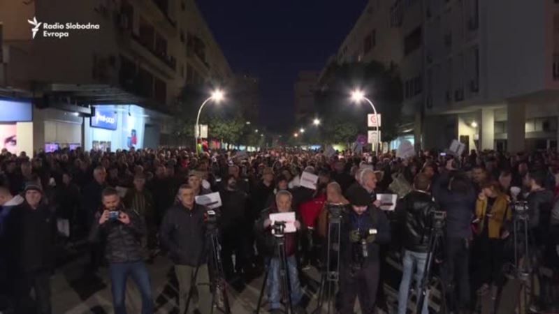 Građanski protest u Podgorici