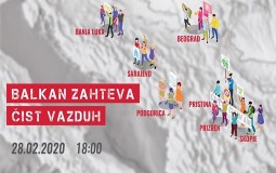 
					Gradovi Balkana u petak zajedno zahtevaju čist vazduh 
					
									