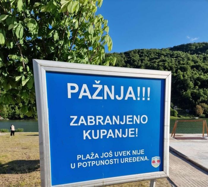 Gradska uprava poslije uloženih 100 miliona: Zabranjeno kupanje na “Pazarskoj plaži”