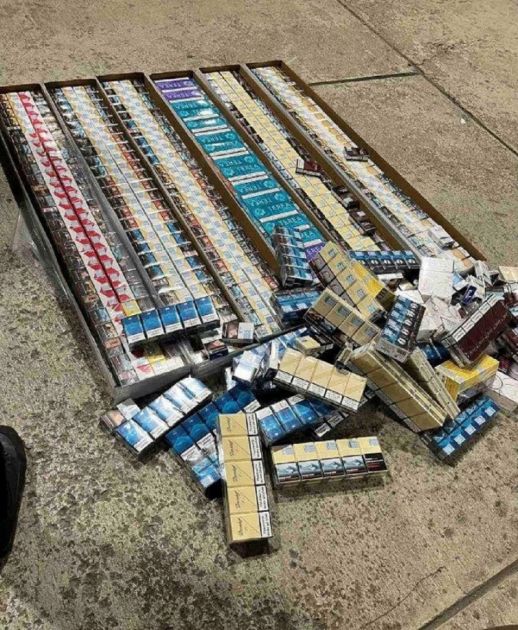 Granični prelaz Preševo: Zaplenjeno preko 2.000 paklica cigareta