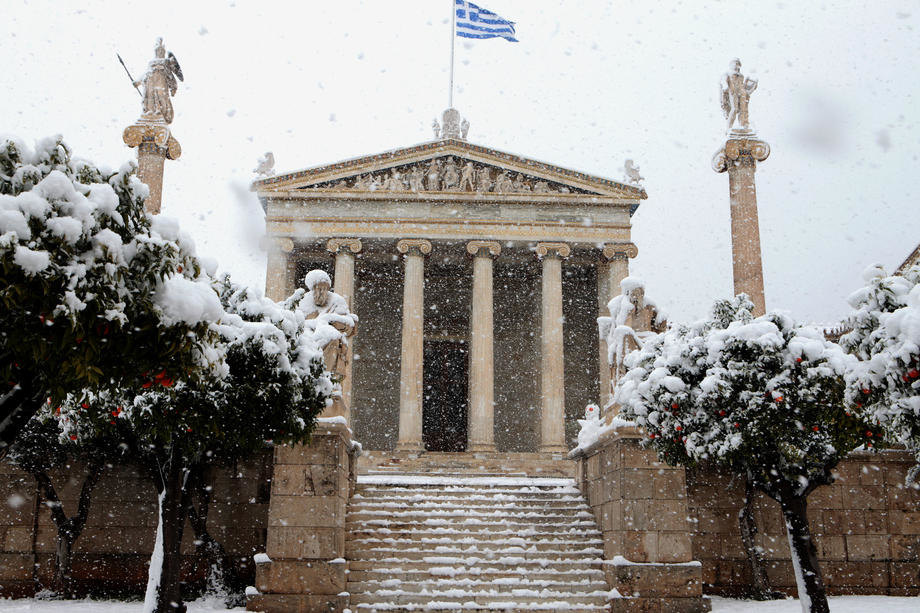 Grčka: Atinjani se spremaju za sneg
