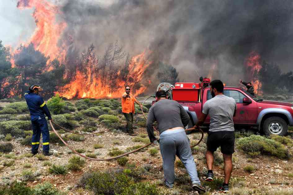 Grčka: Požar na Krfu, vatrogasne ekipe na licu mesta
