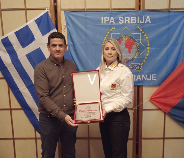Grčki policajci gosti kolega iz Vranja 