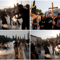 HAOS U ATINI: Policija upotrebila suzavac i vodene topove na demonstrante, za sve je kriva korona (FOTO/VIDEO)