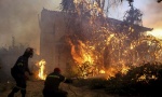 HILjADE VATROGASACA U BORBI SA VATRENOM STIHIJOM: Požar na Eviji van kontrole, velika ekološka katastrofa