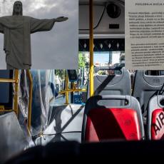 HRIST SAMO ŠTO NIJE DOŠAO MEĐU SRBE: Autobusi širom grada izlepljeni plakatima sa ČUDNOM PORUKOM (FOTO)