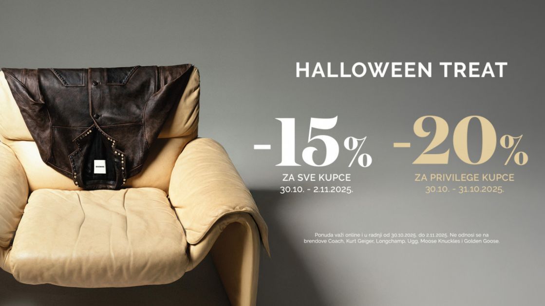Halloween Treat u XYZ-u je prava prilika za diskretan luksuz po sniženim cenama