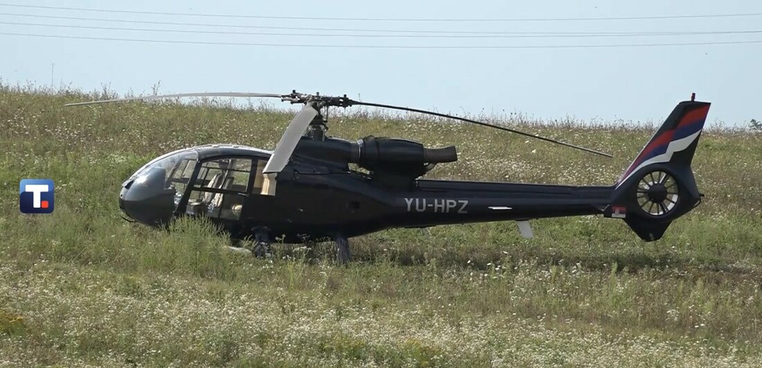 Helikopter iz Srbije prinudno sleteo u mesto Palačkovci kod Prnjavora, nema povređenih