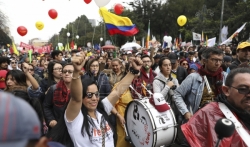 Hiljade Kolumbijaca protestovale u Bogoti  (VIDEO)